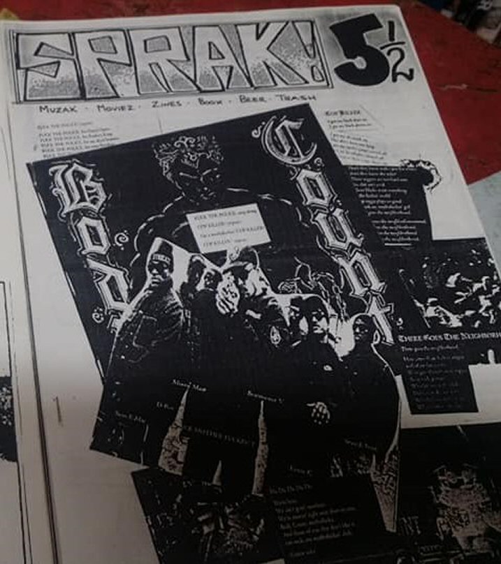 SPRAK magazine side cover Issue 5.5   