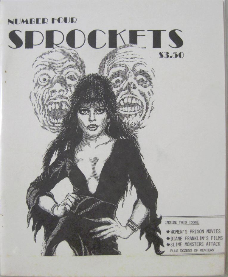 SPROCKETS magazine side cover Issue 4 Winter 1986