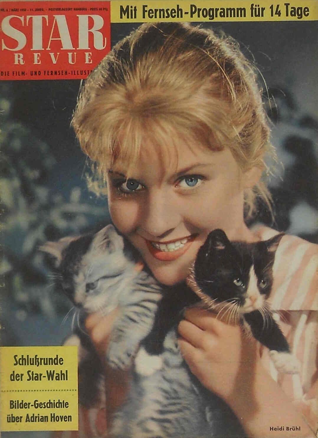 STAR REVUE magazine cover Issue 6  1958