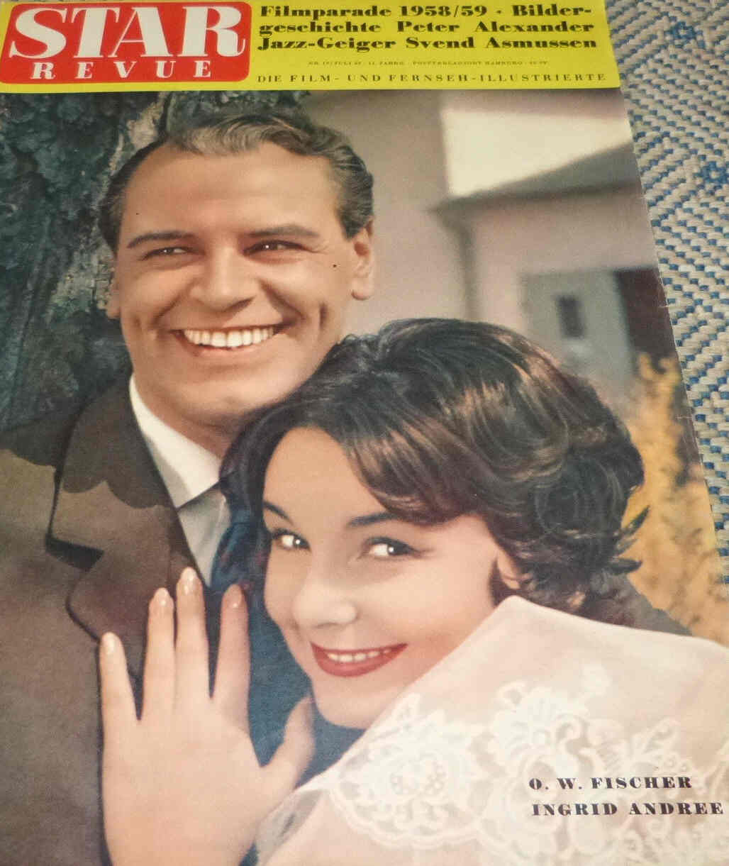 STAR REVUE magazine cover Issue 16  1958