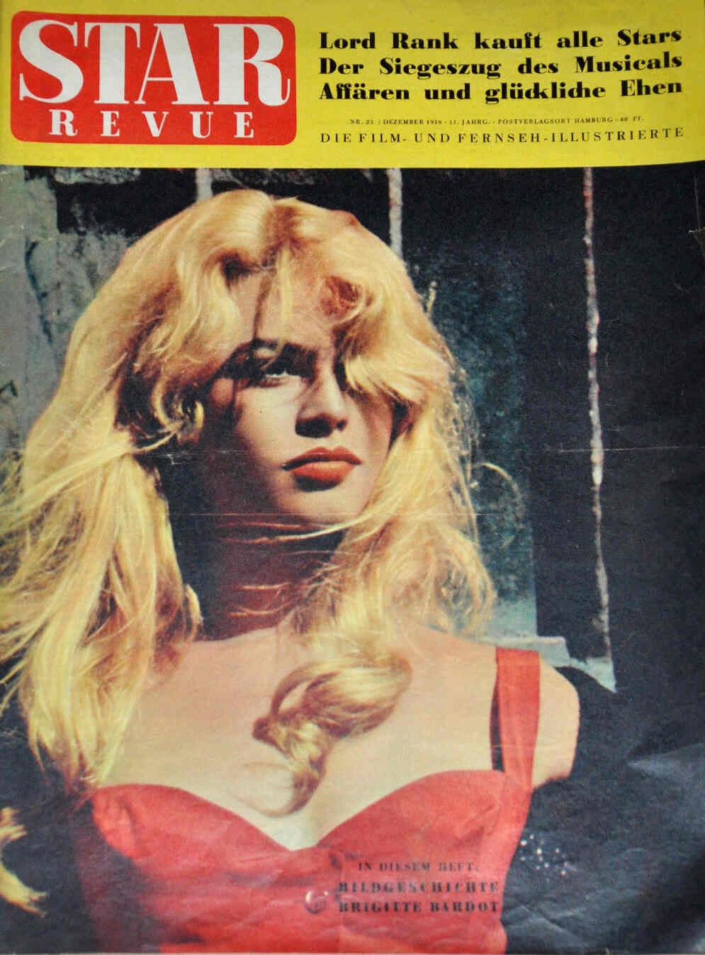 STAR REVUE magazine cover Issue 25  1958