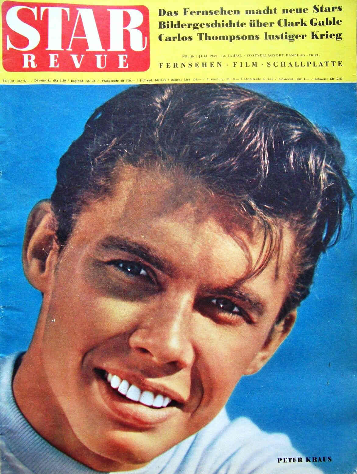 STAR REVUE magazine cover Issue 16  1959