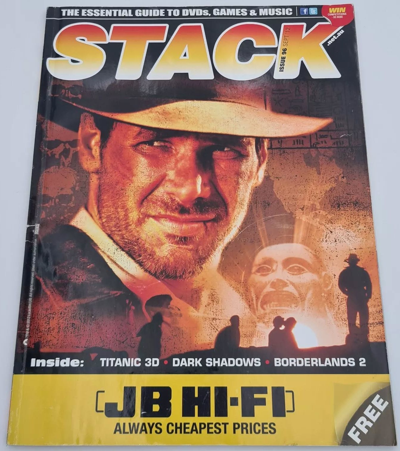 STACK magazine cover Issue 96  September 2012
