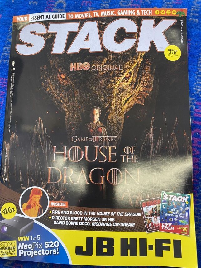 STACK magazine cover Issue 218  December 2022