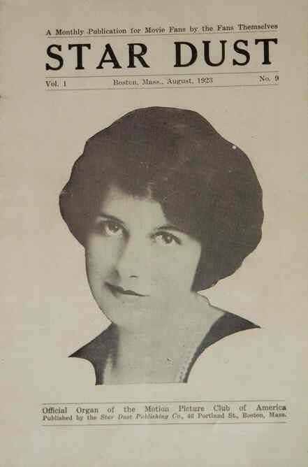STAR DUST magazine cover Issue 9 August 1923