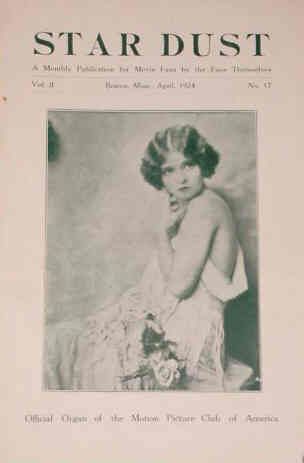 STAR DUST magazine cover Vol 2 # 17 April 1924