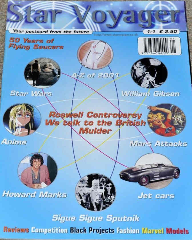 STAR VOYAGER magazine side cover Issue 1  1997