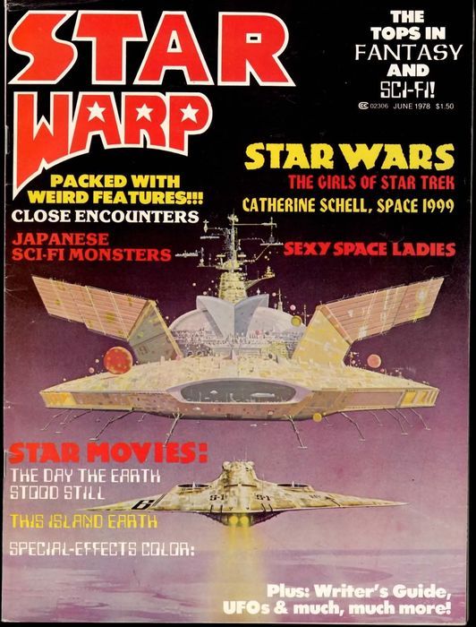 STAR WARP magazine cover Issue 2  Vol 1 # 2 June 1978