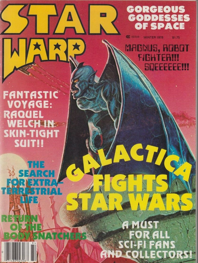 STAR WARP magazine cover Issue 4  Vol 1 # 4 Winter 1978