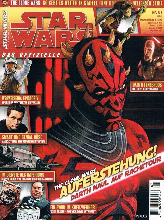 STAR WARS (DE) magazine side cover Issue 67  2012