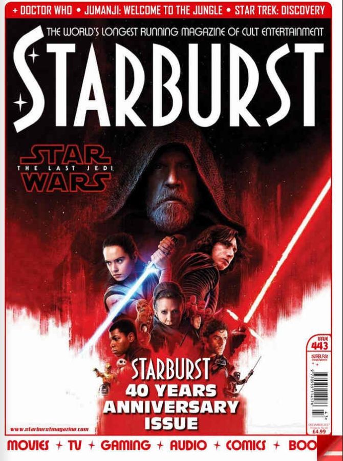STARBURST magazine cover Issue 443  December 2017