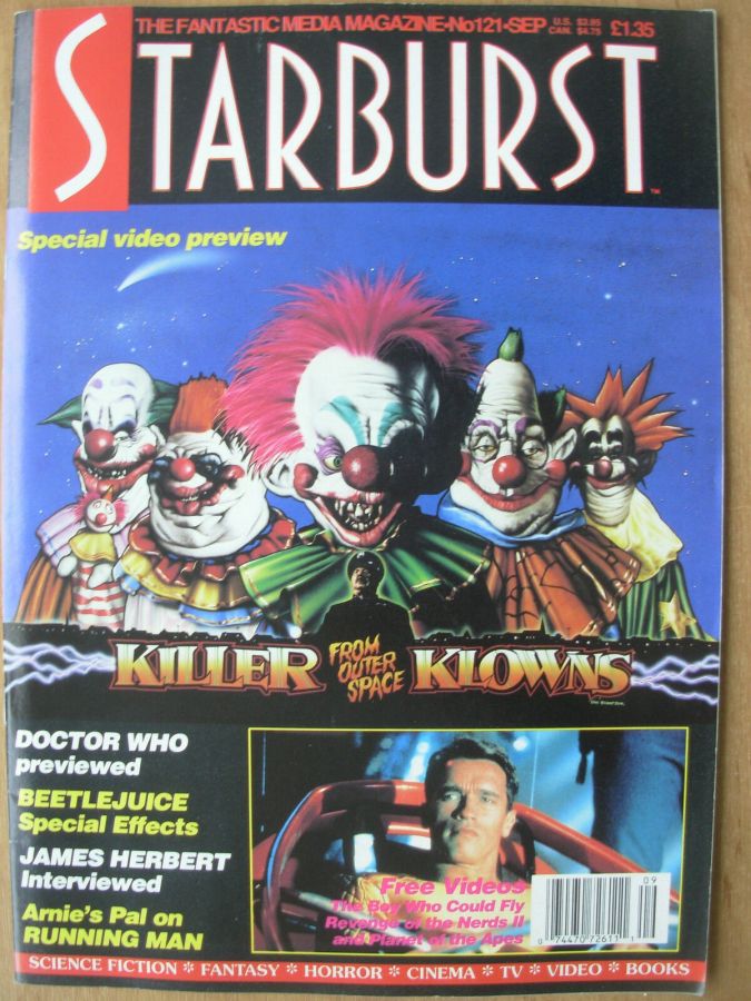 STARBURST magazine cover Issue 121 September 1988