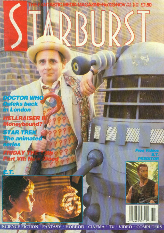 STARBURST magazine cover Issue 123 November 1988