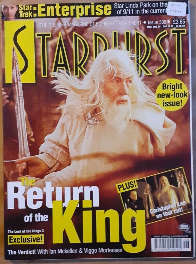 STARBURST magazine cover Issue 306 January 2004