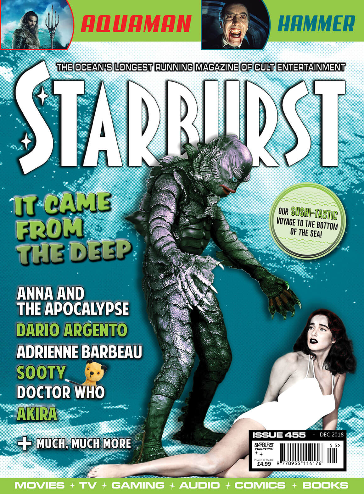 STARBURST magazine cover Issue 455  December 2018