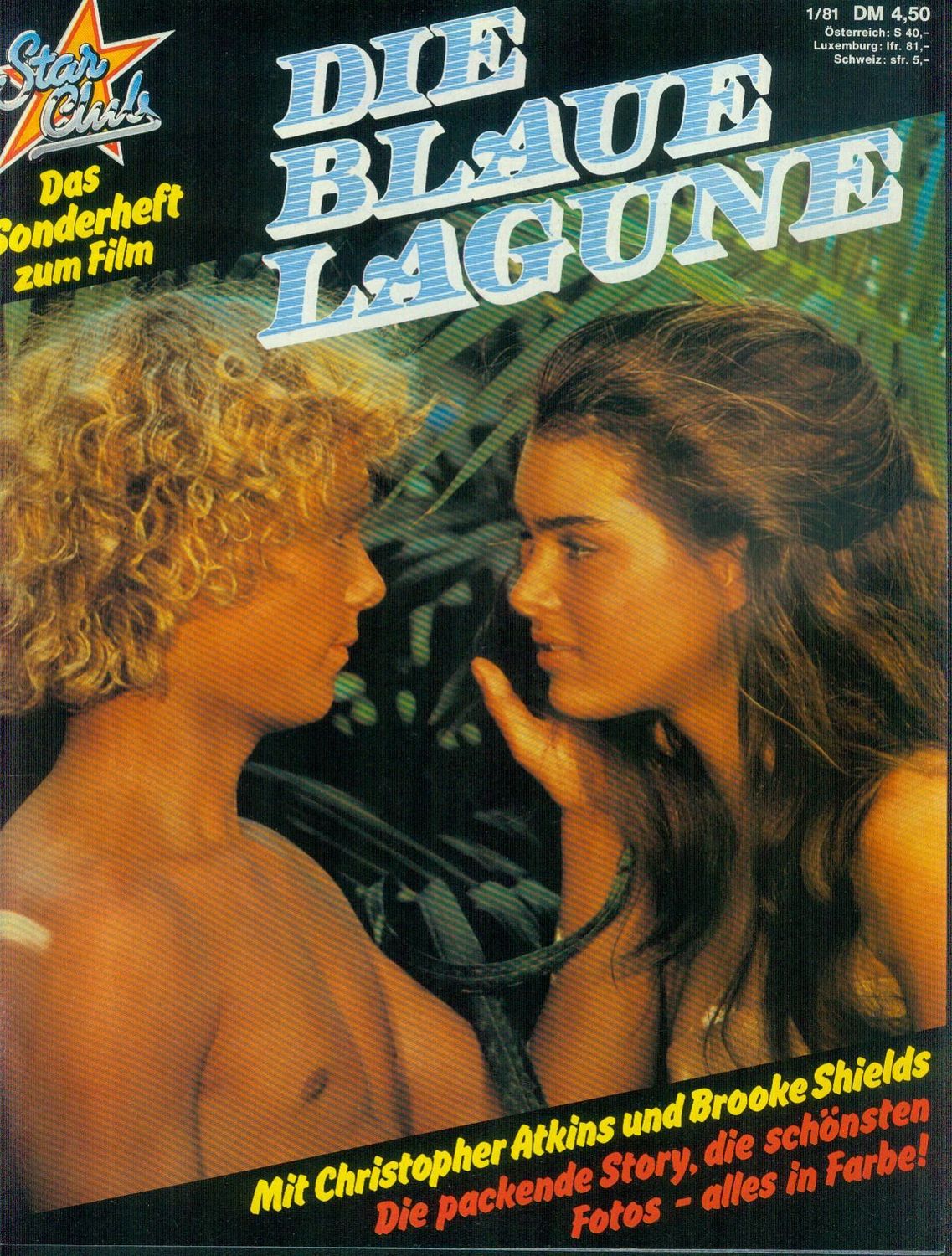STAR CLUB magazine side cover  January 1981
