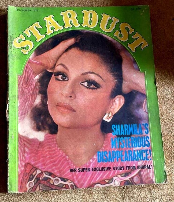 STARDUST magazine side cover  November 1976