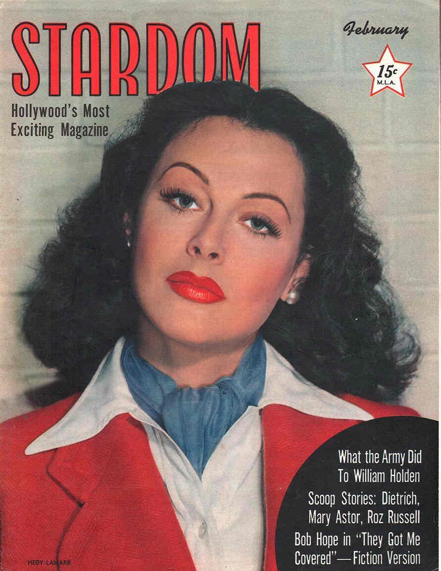 STARDOM (40s) magazine side cover February 1943