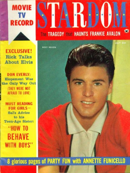 STARDOM magazine cover July 1959