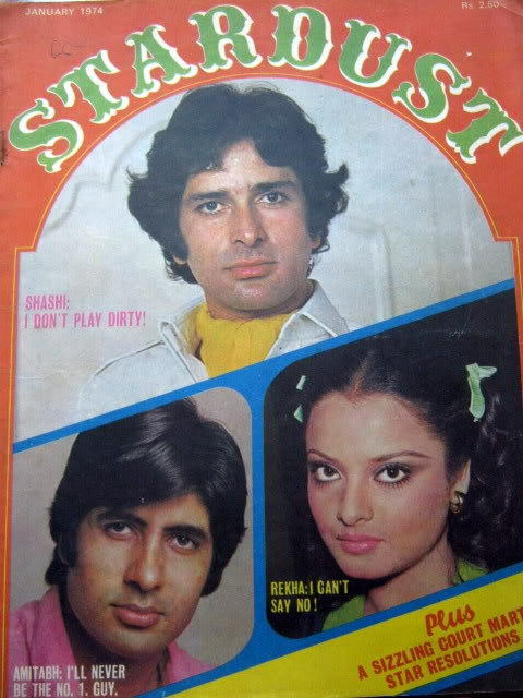 STARDUST magazine side cover January 1974
