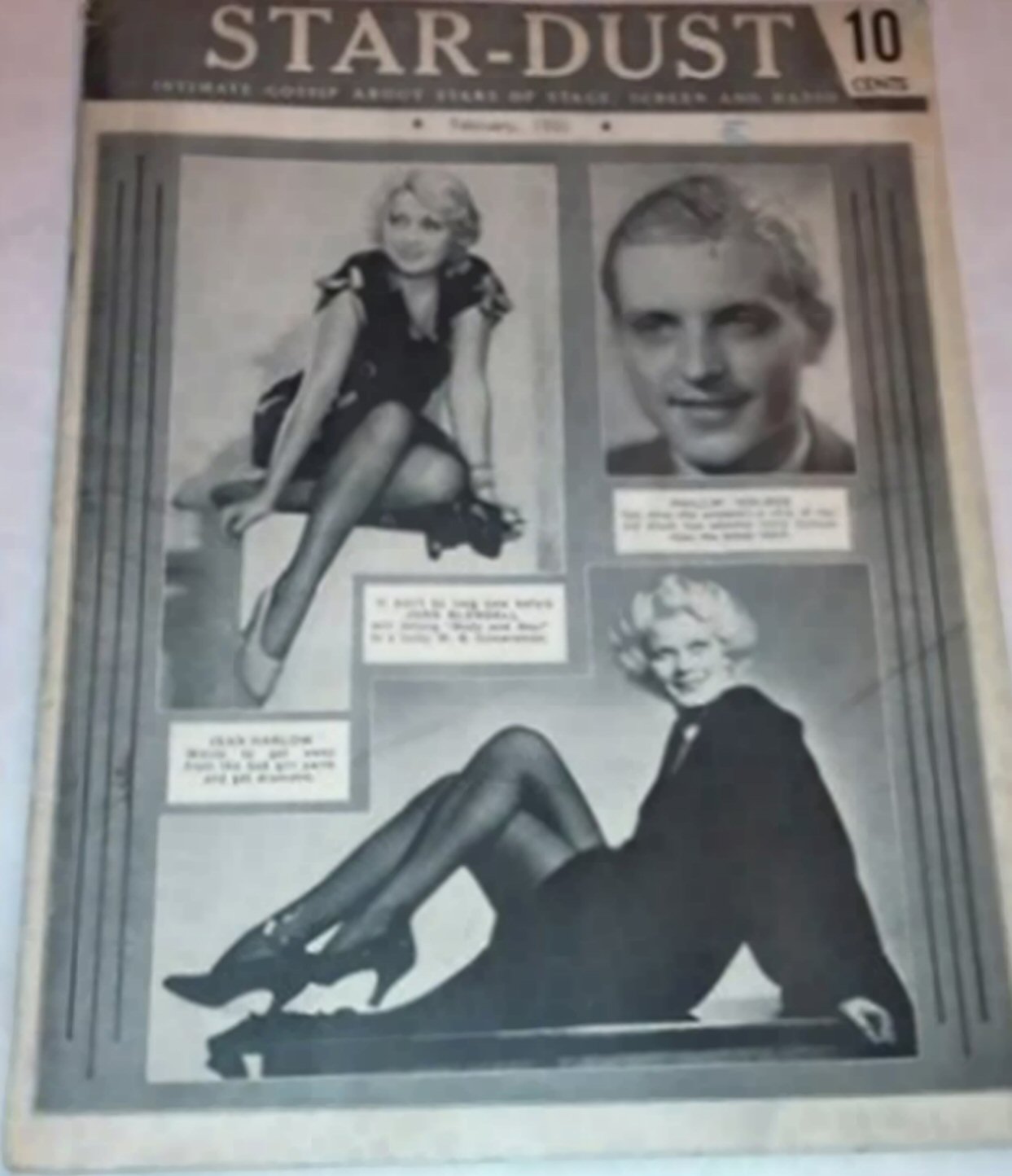 STAR DUST magazine cover  February 1932