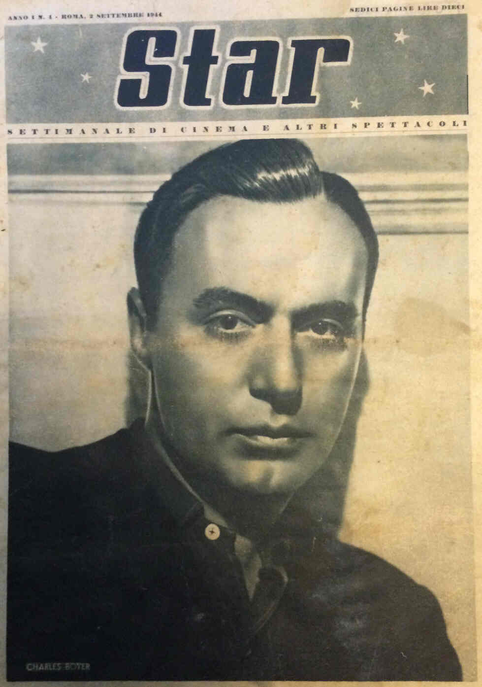 STAR (It 40s) magazine cover Issue 4 2 September 1944