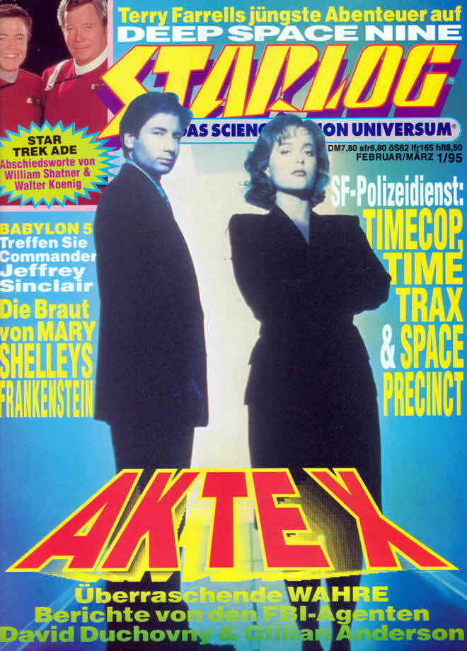 STARLOG (De) magazine cover Issue 1 February/March 1995