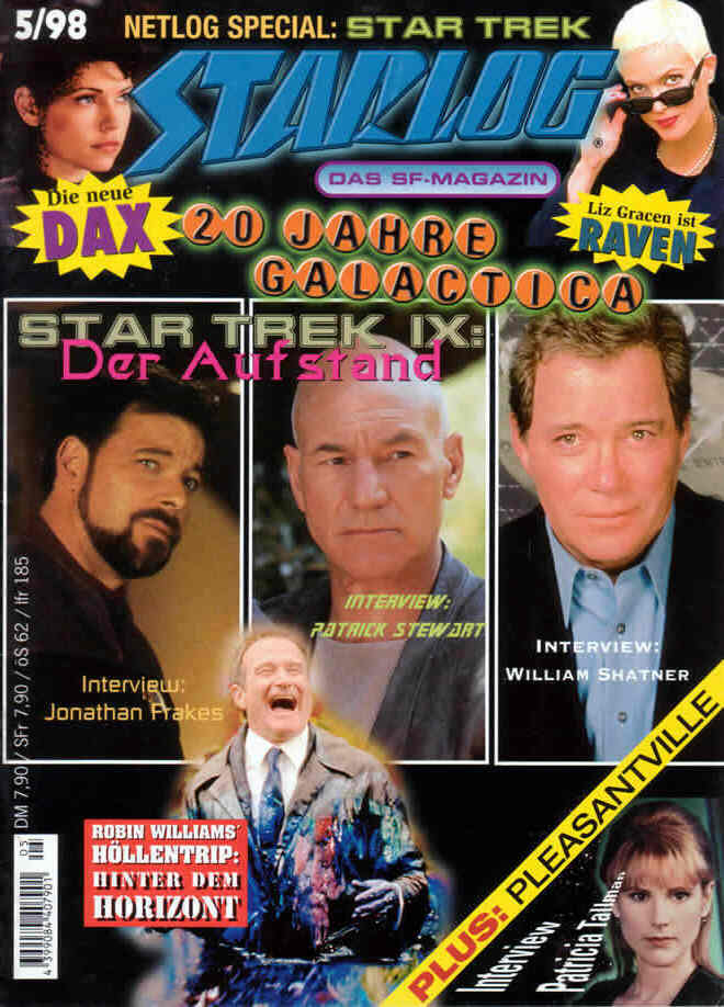 STARLOG (De) magazine cover Issue 5  1998