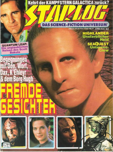 STARLOG (De) magazine cover Issue 2 June-July 1994