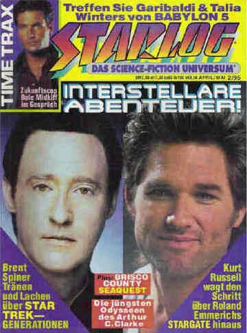 STARLOG (De) magazine cover Issue 2  1995