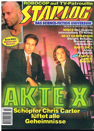 STARLOG (De) magazine side cover Issue 3  1996