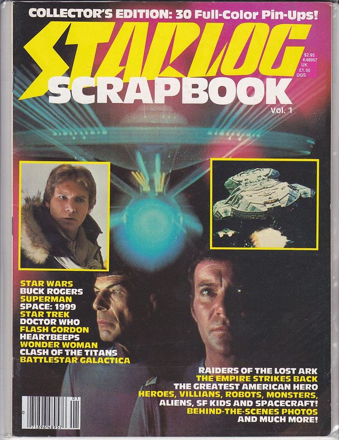 STARLOG SCRAPBOOK magazine cover Issue 1  1982
