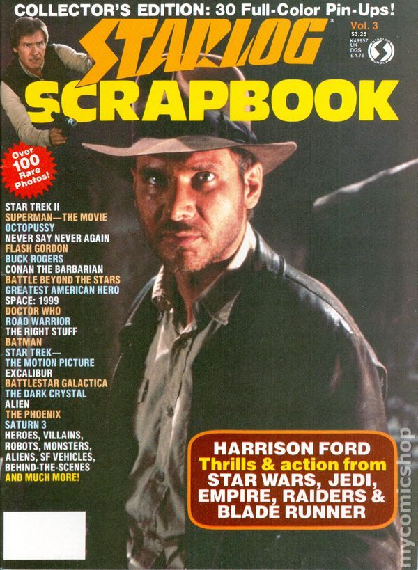 STARLOG SCRAPBOOK magazine cover Issue 3  1984