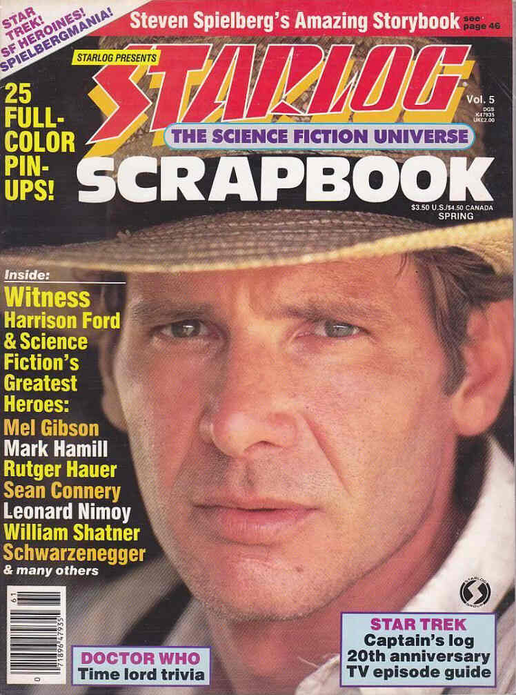 STARLOG SCRAPBOOK magazine cover Issue 5  1986