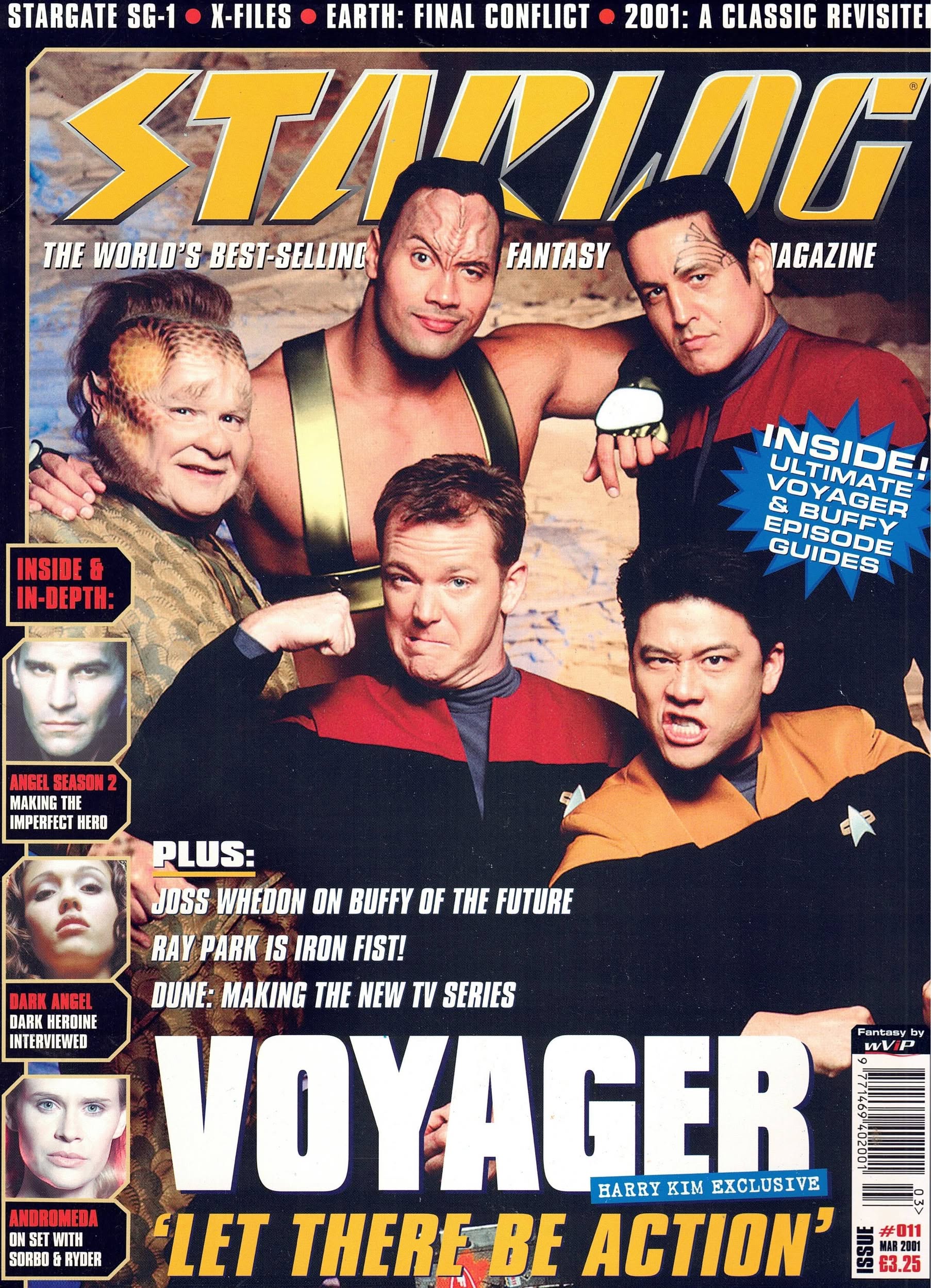 STARLOG (UK) magazine side cover Issue 11  