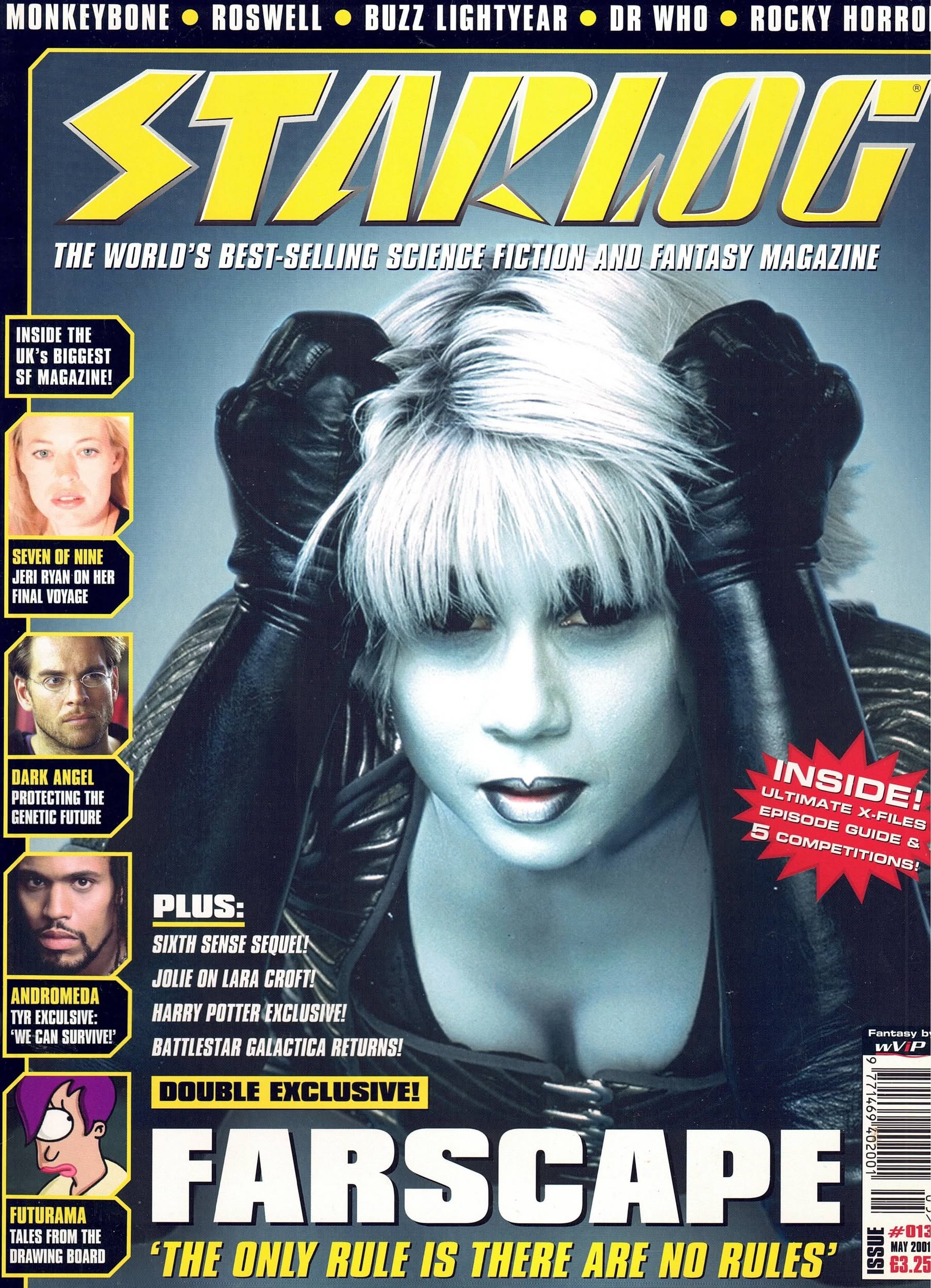 STARLOG (UK) magazine side cover Issue 13  