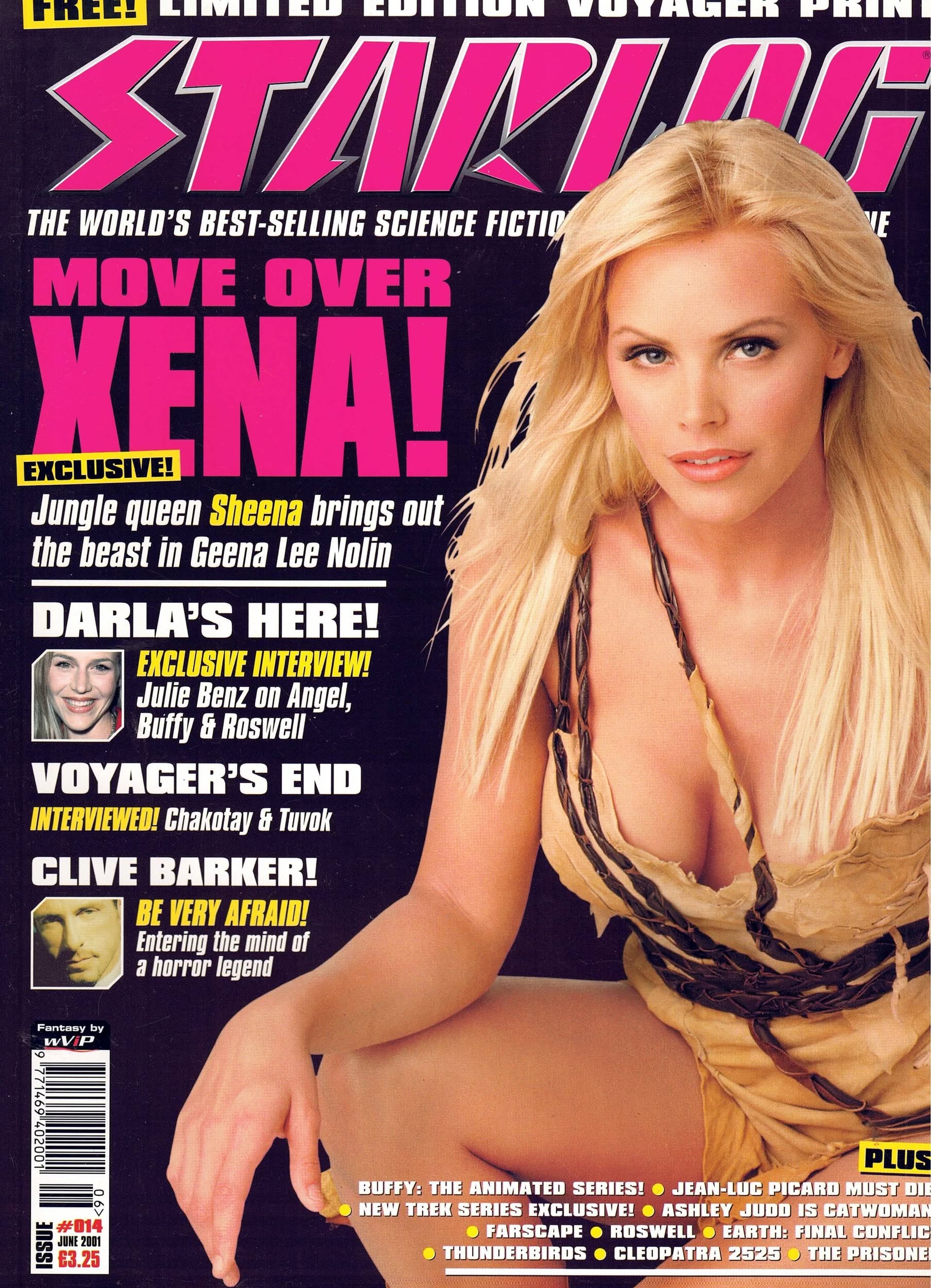 STARLOG (UK) magazine side cover Issue 14  