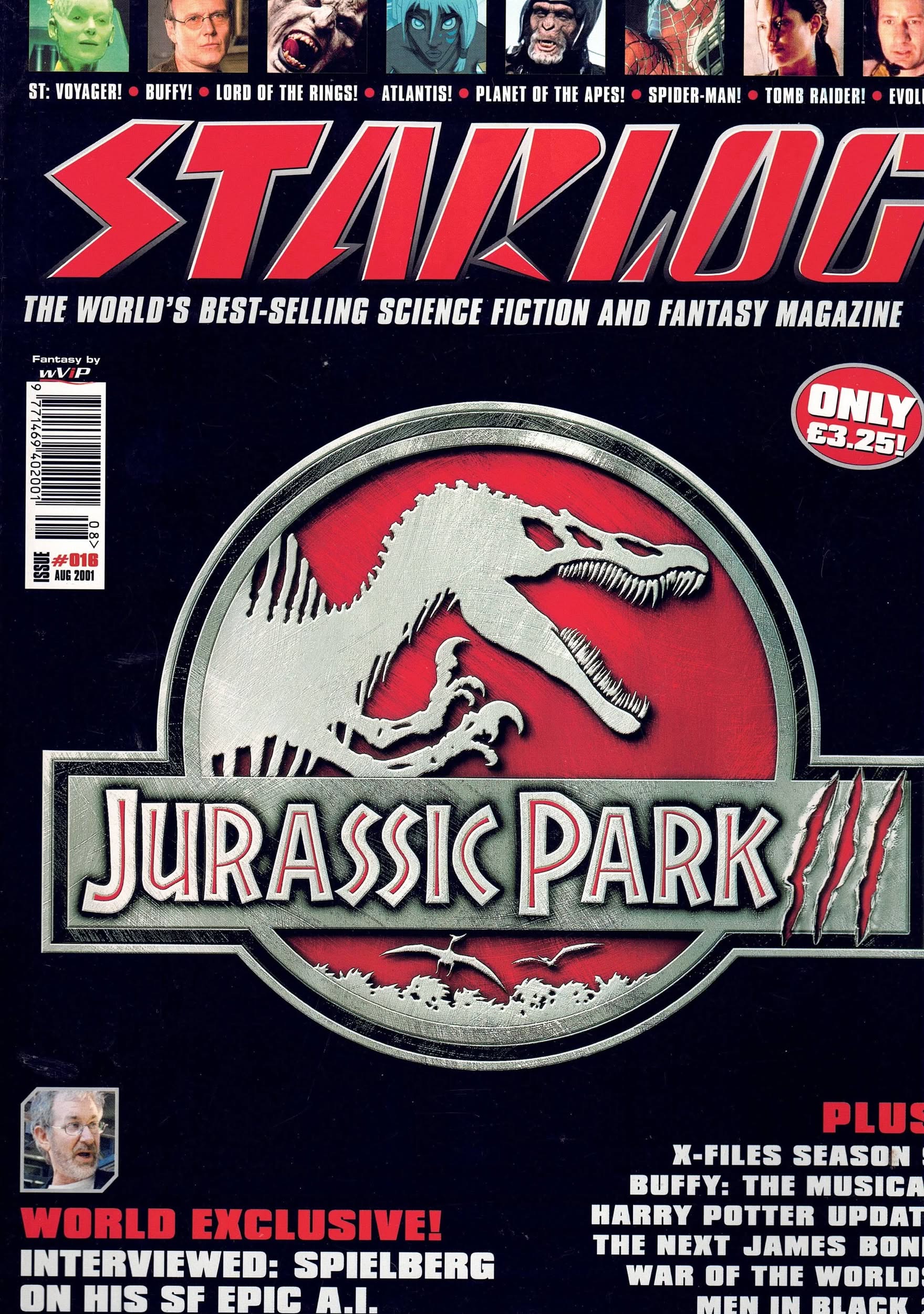STARLOG (UK) magazine side cover Issue 16  