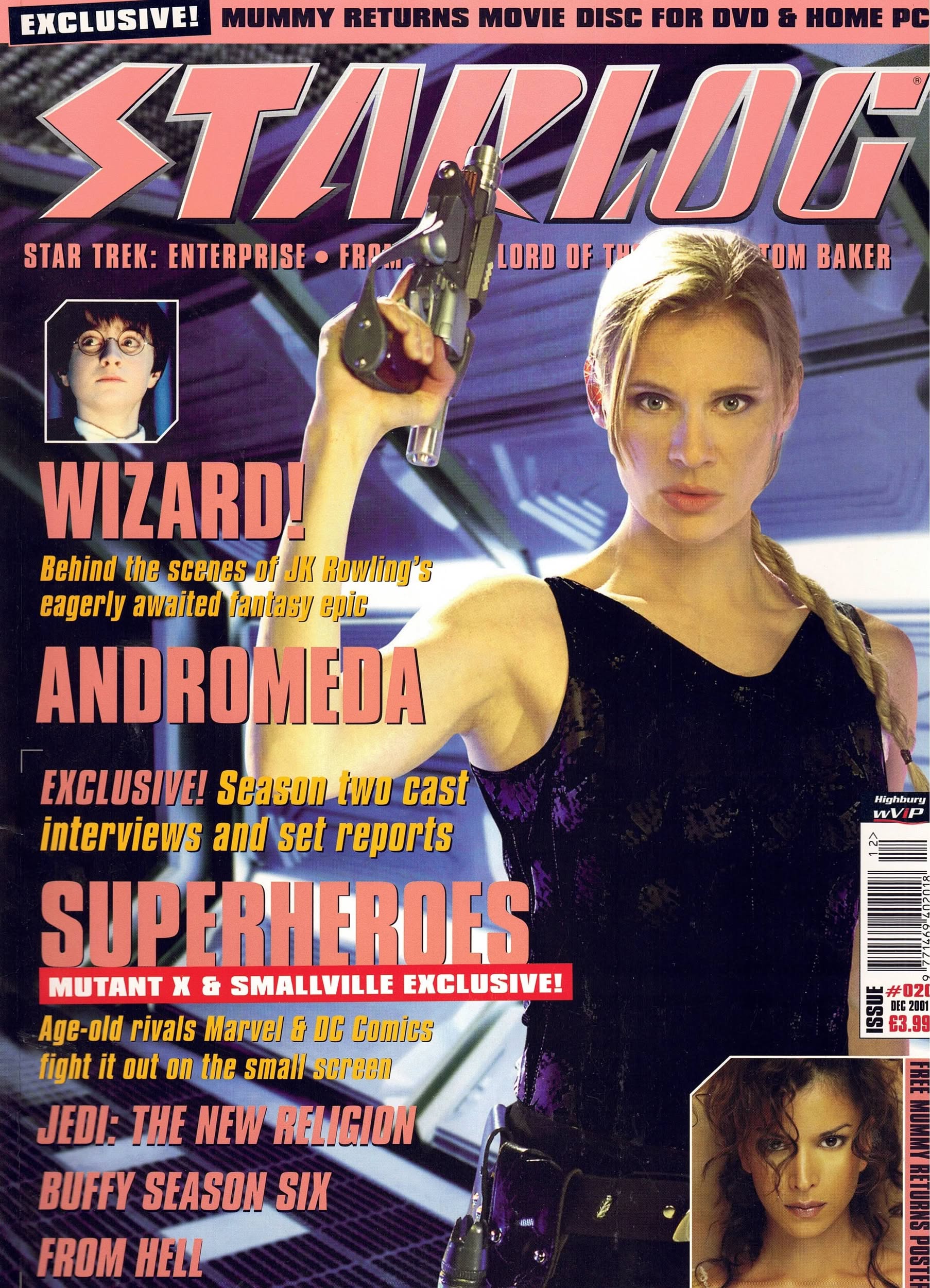STARLOG (UK) magazine side cover Issue 20  