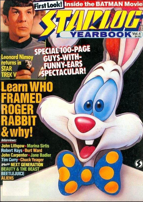 STARLOG YEARBOOK magazine cover Issue 4  1989