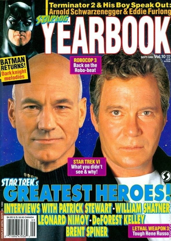 STARLOG YEARBOOK magazine cover Issue 10 September 1992