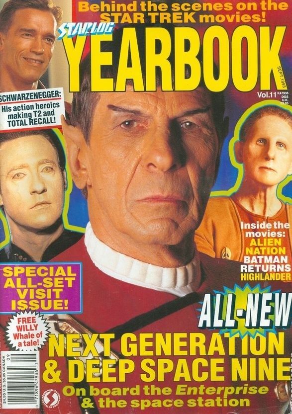 STARLOG YEARBOOK magazine cover Issue 11 September 1993