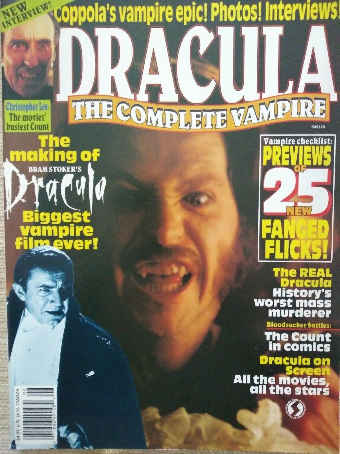STARLOG ONE-OFFS magazine side cover   1992