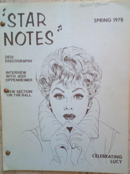 STAR NOTES magazine cover Spring 1978