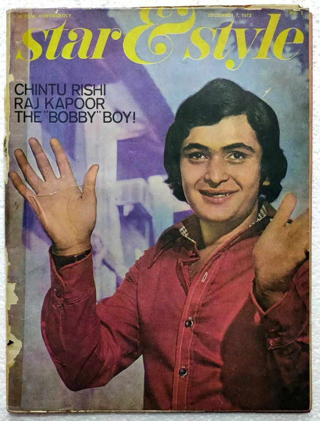 STAR AND STYLE magazine cover 7 December 1973
