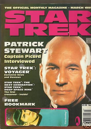 STAR TREK MAGAZINE (UK) magazine cover Issue 1 March 1995