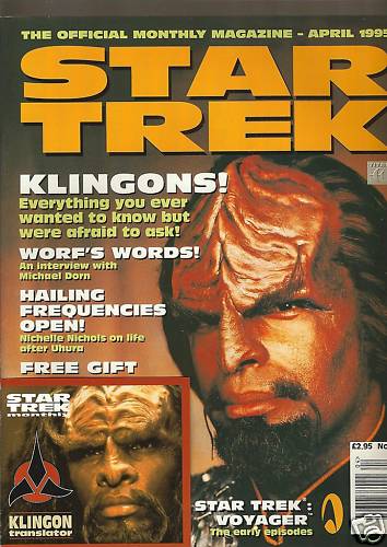 STAR TREK MAGAZINE (UK) magazine cover Issue 2 April 1995