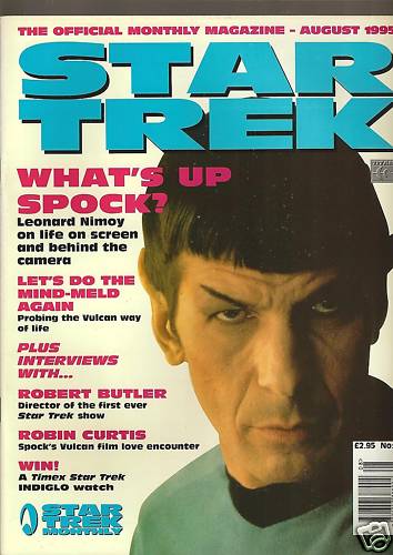 STAR TREK MAGAZINE (UK) magazine cover Issue 6 August 1995