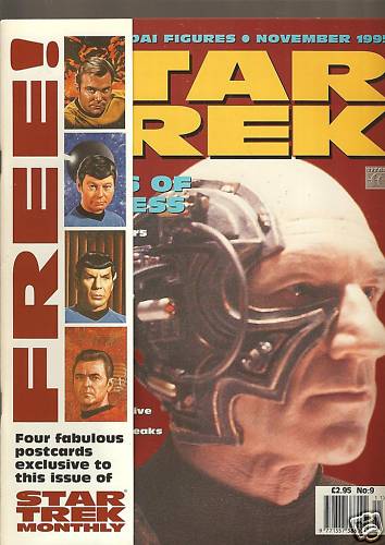 STAR TREK MAGAZINE (UK) magazine cover Issue 9 November 1995