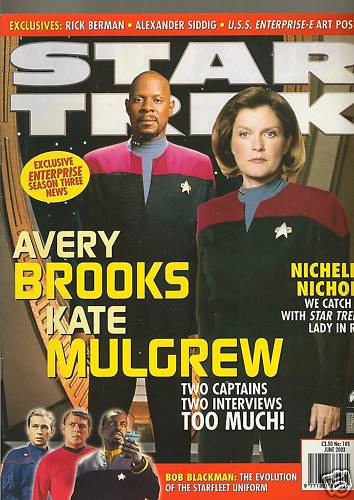 STAR TREK MAGAZINE (UK) magazine cover Issue 105 June 2003